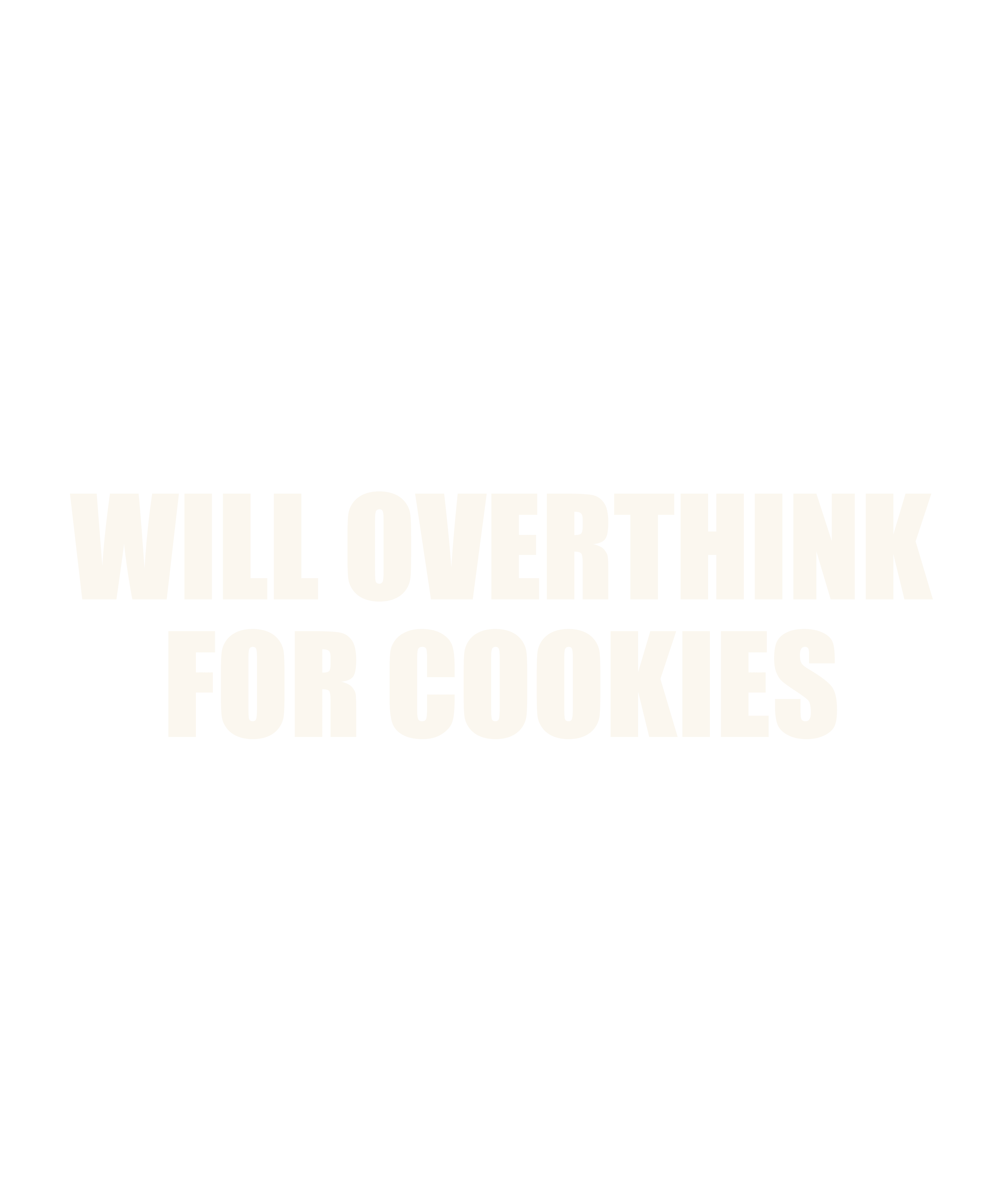 Cookie Overthinker Hoodie - Hoodie-Navy